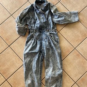 VINTAGE MIZZ LIZZ 80S JEAN JUMPSUIT